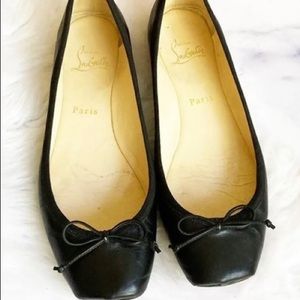 Christian Louboutin Black Ballet Rosella Flats